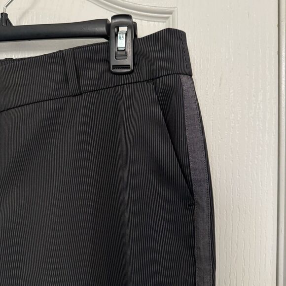 BEBE Vintage Y2K Pin Striped Tuxedo Dress Pants Slacks Women’s Size 10 *RARE* - Picture 10 of 14